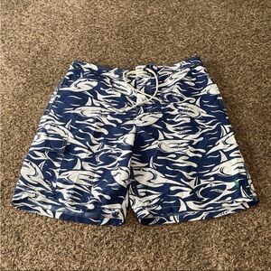 Polo Ralph Lauren shark print swim shorts men’s size XXL